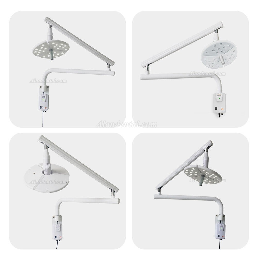 KWS KD-2018B-1 36W Dental LED Shadowless Lamp Wall-Mounted Surgical Light CE